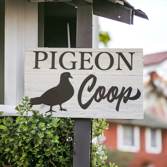 Pigeon Coop Bird Sign - The Renmy Store Homewares & Gifts 