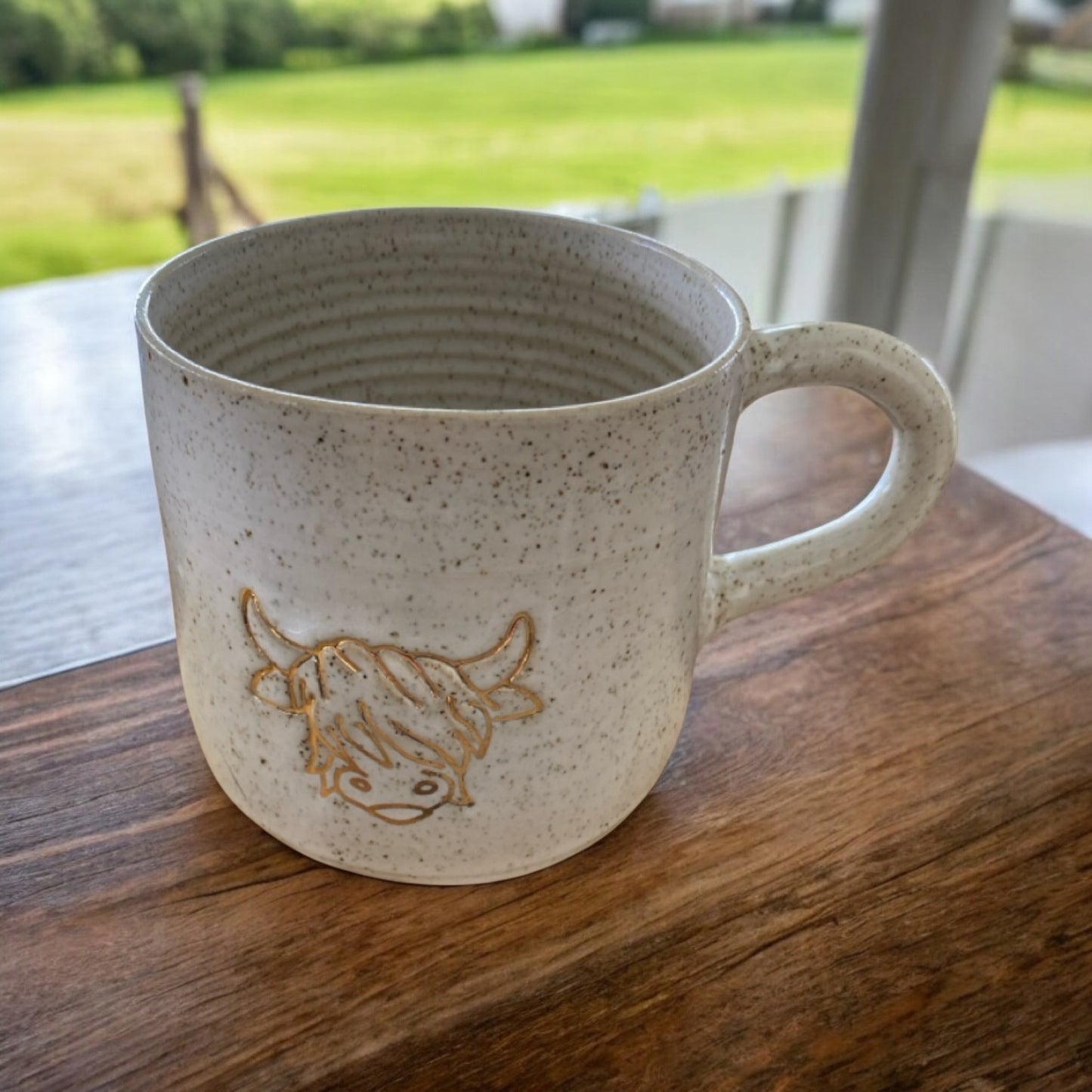 Mug Highland Cow Pottery Ceramic Aussie Made