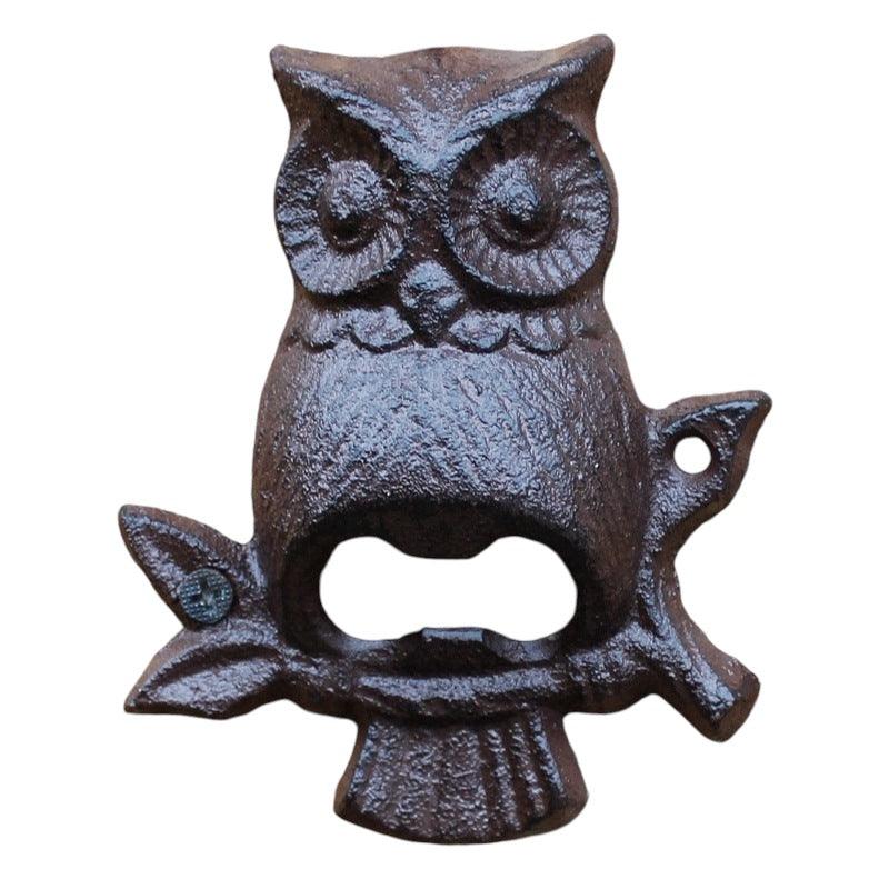 Bottle Opener Wall Mounted Iron Cow Owl Deer Lion - The Renmy Store Homewares & Gifts 