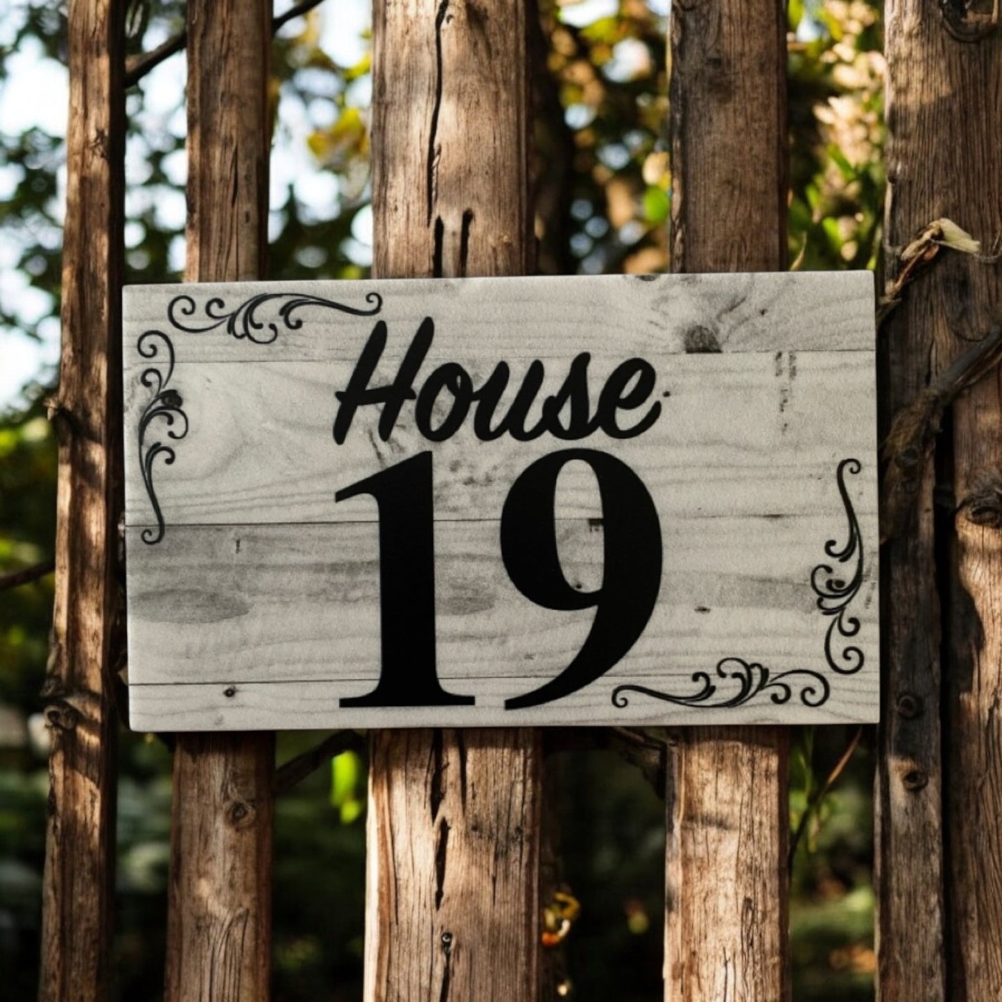 Personalised Street Number Address House Vintage Sign