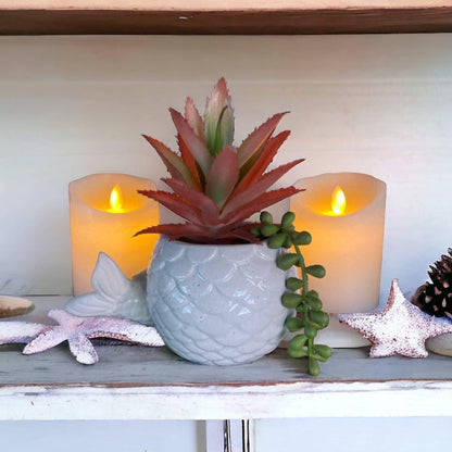 Mermaid Tail Garden Plant Planter Pot - The Renmy Store Homewares & Gifts 