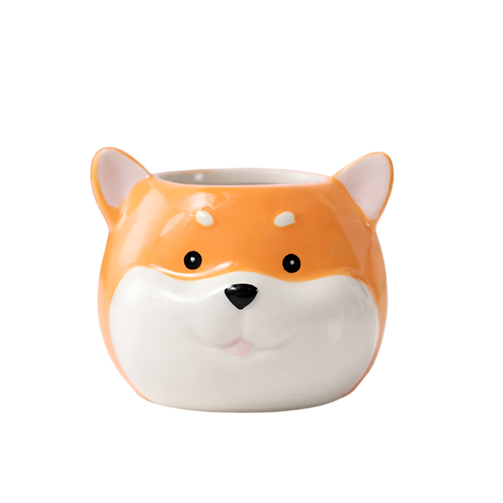 Pot Planter Garden Corgi Dog