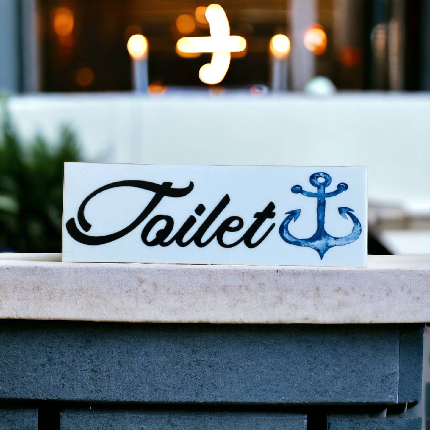 Nautical Boat Door Room Sign Toilet Laundry Bathroom - The Renmy Store Homewares & Gifts 