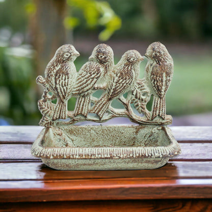 Bird Feeder Bath with Birds - The Renmy Store Homewares & Gifts 