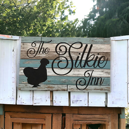 The Silkie Inn Blue Sign - The Renmy Store Homewares & Gifts 