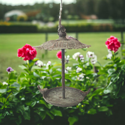 Bird Feeder Hanging Leaf with Birds - The Renmy Store Homewares & Gifts 