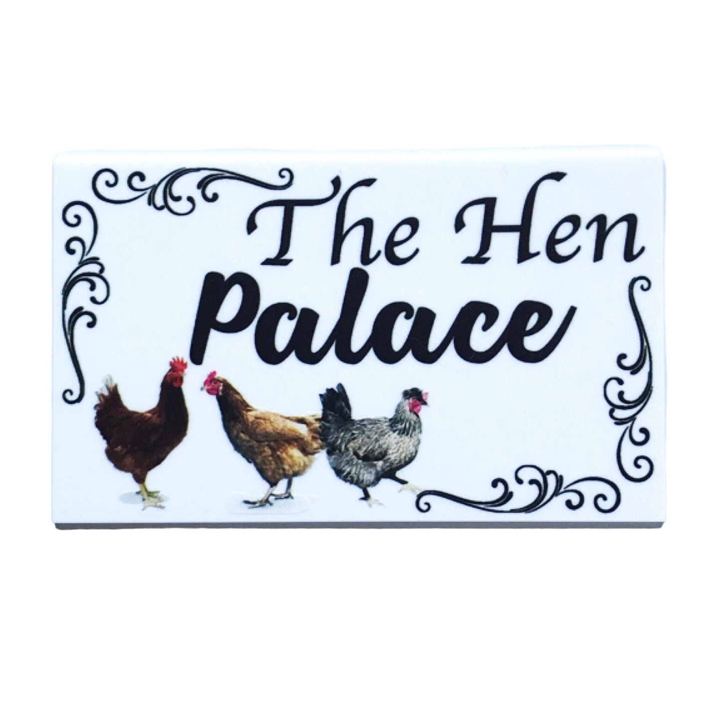 The Hen Palace Chicken Sign - The Renmy Store Homewares & Gifts 