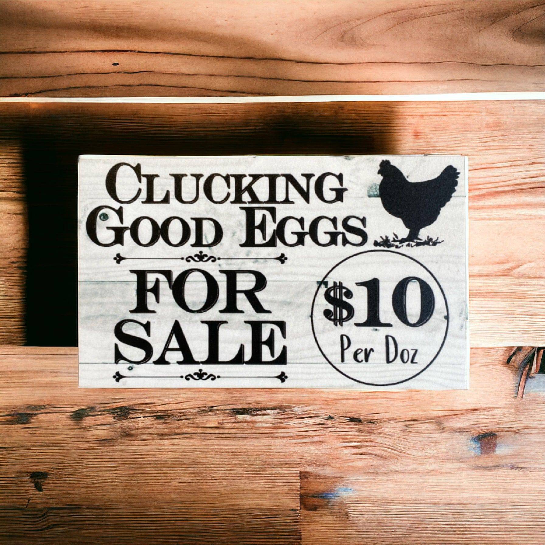 Chicken Eggs For Sale Farm Stall Custom Sign - The Renmy Store Homewares & Gifts 