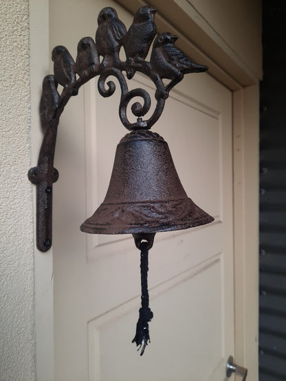 Doorbell Birds Perched Vintage