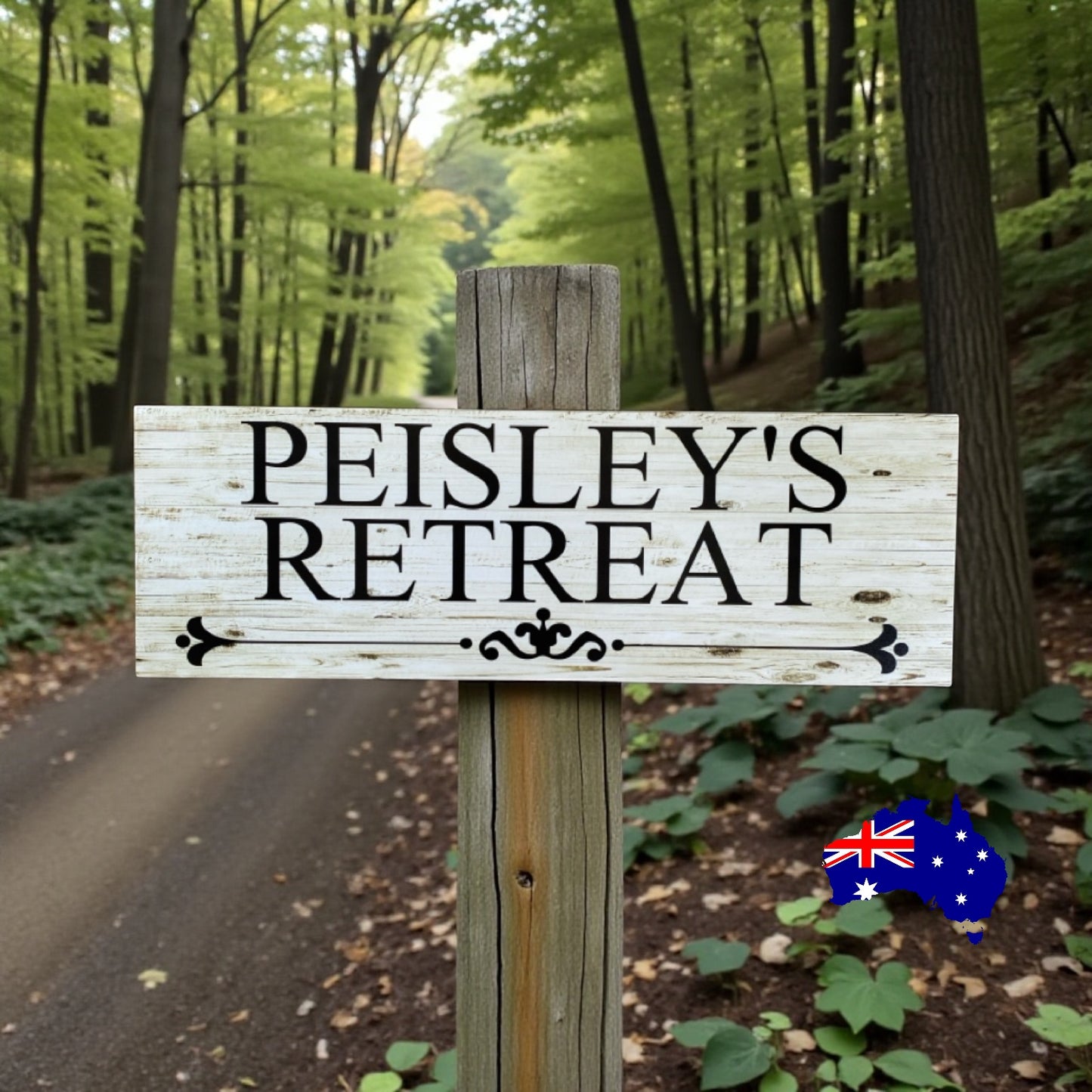 Retreat Property Custom Personalised Sign