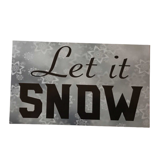 Let It Snow Christmas Sign - The Renmy Store Homewares & Gifts 