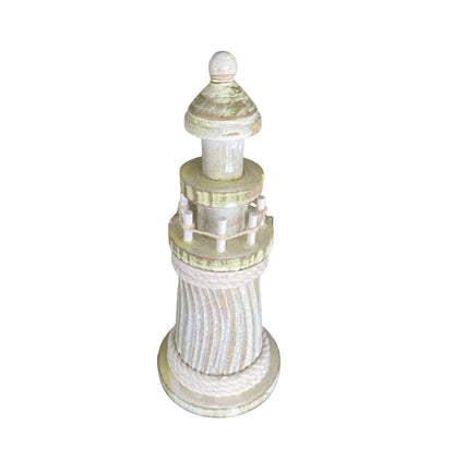 Lighthouse Light House Beach White Wash Small - The Renmy Store Homewares & Gifts 