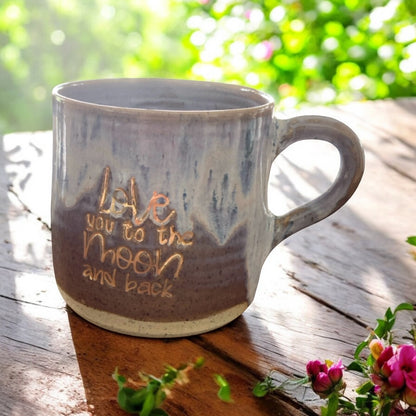 Mug Cup Love Moon Back Pottery Ceramic Aussie Made Limited Edition