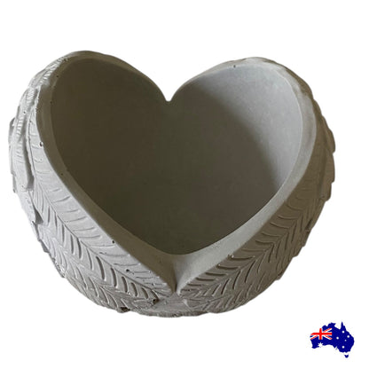 Handmade Concrete Angel Wings - Australian Made Planter Candle Holder - Set of 1, 2 or 3