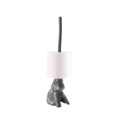 Paper Towel Holder Cast Iron Elephant