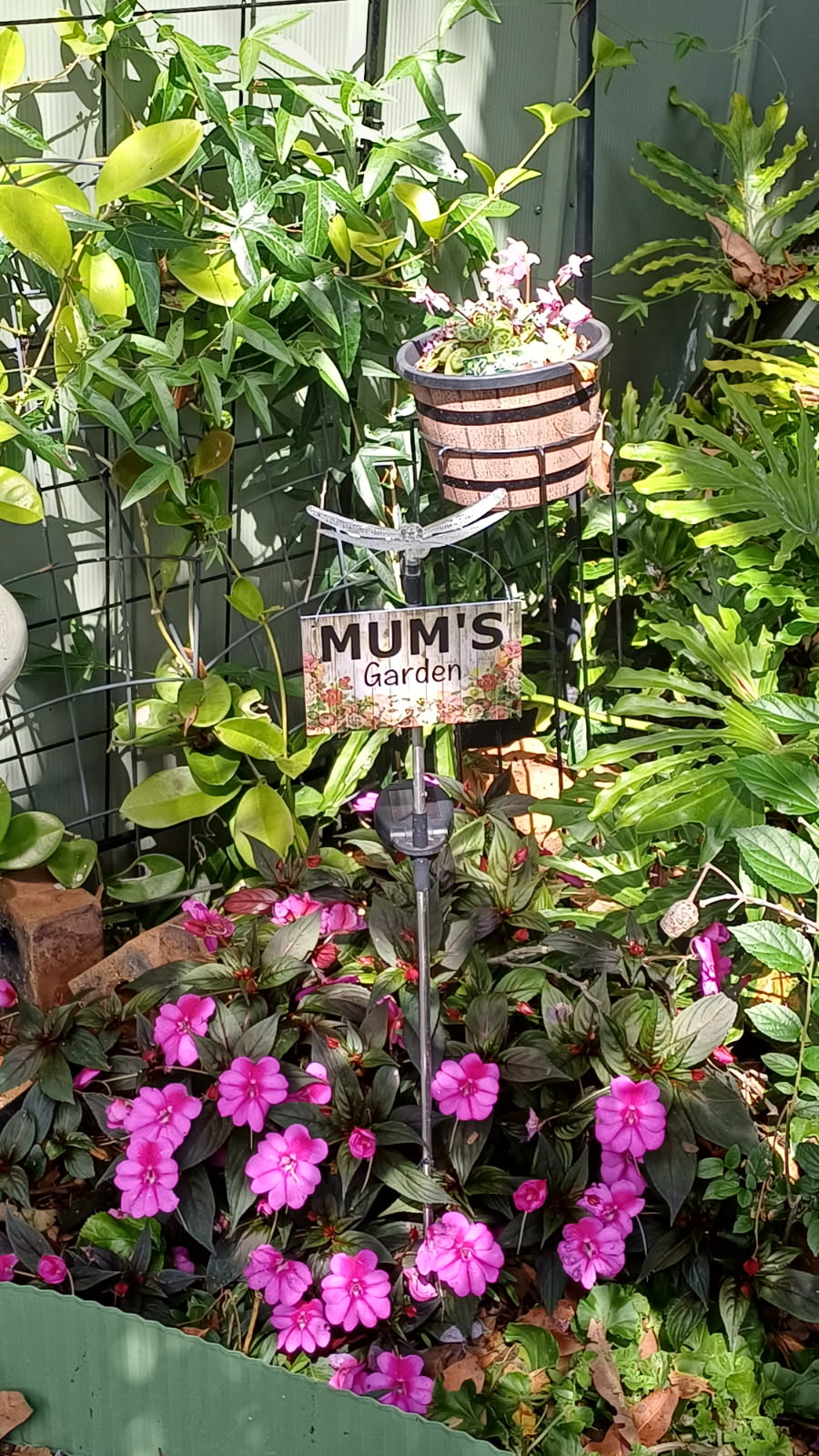Custom Floral Garden Rose Sign - Personalised Vintage Signage - Australian Made