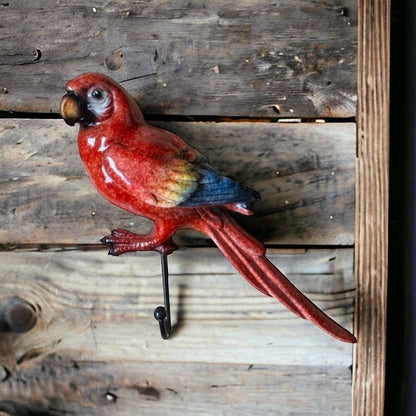 Parrot Red Bird Hook - The Renmy Store Homewares & Gifts 