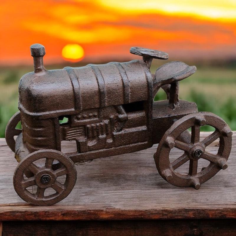 Tractor Cast Iron Ornament Country Farm - The Renmy Store Homewares & Gifts 