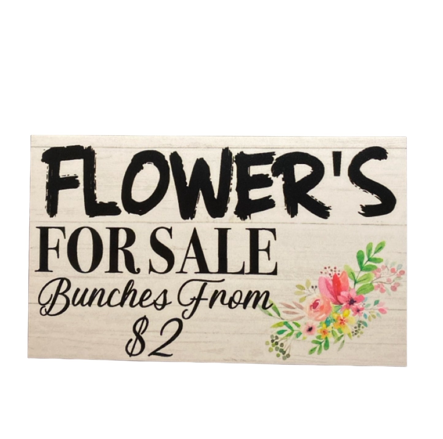 Flowers For Sale Farm Road Stall Custom Homesteading Sign - The Renmy Store Homewares & Gifts 