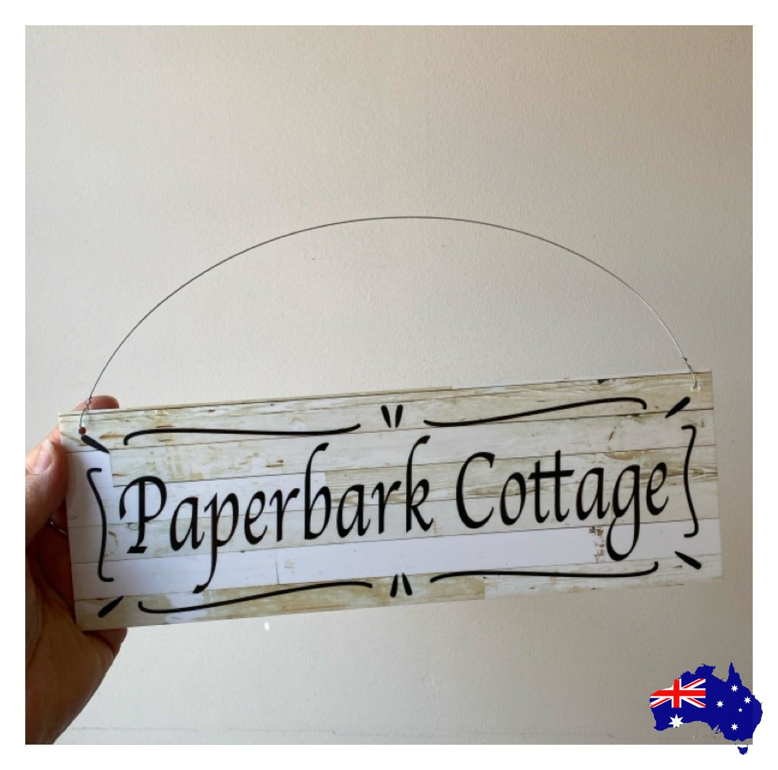 Cottage Custom Personalised Rustic Chic Sign - The Renmy Store Homewares & Gifts 