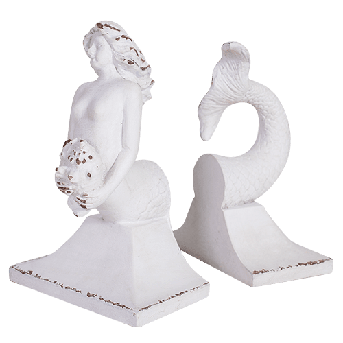 Mermaid Book Ends Bookends Library Office - The Renmy Store Homewares & Gifts 