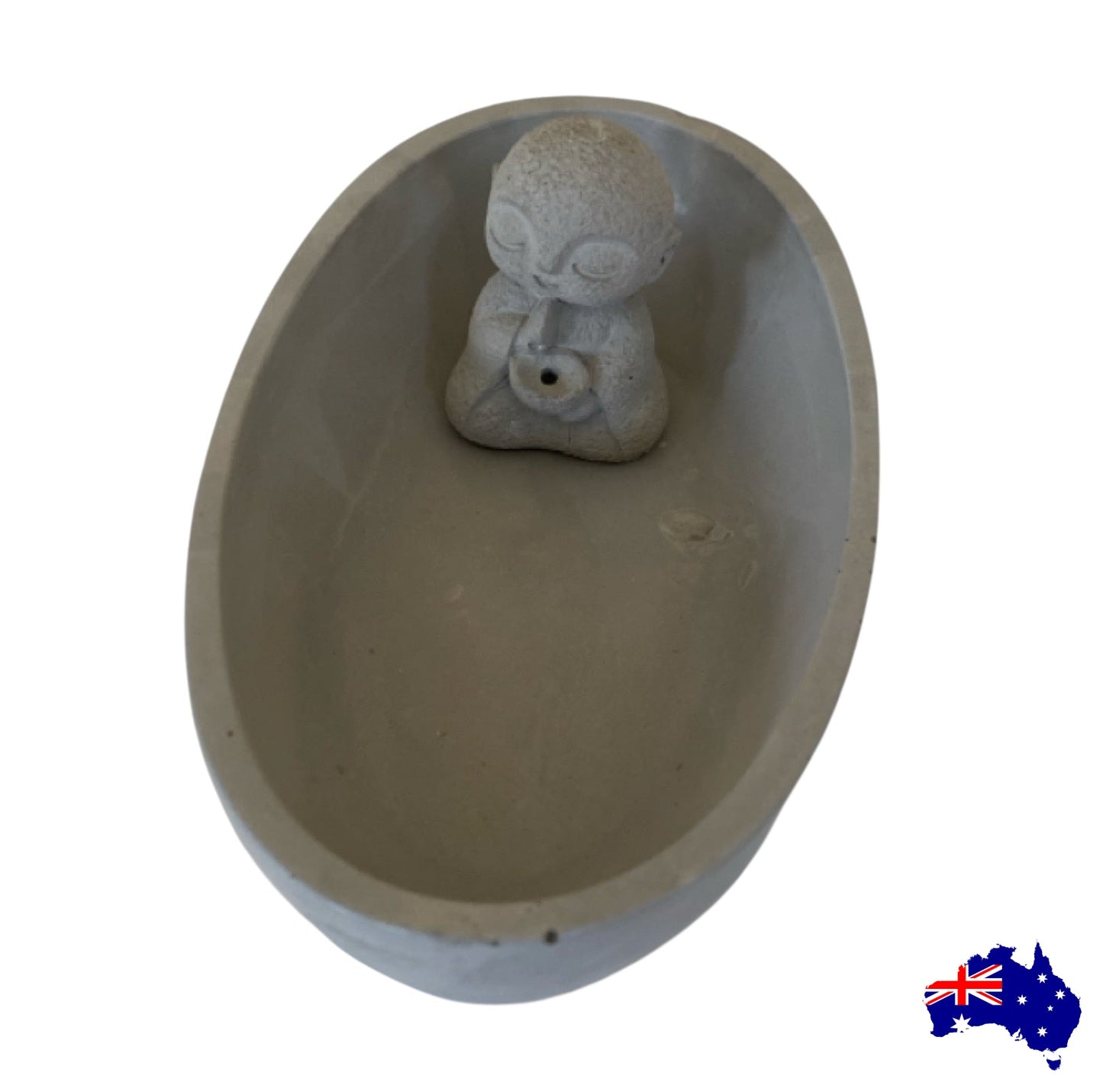 Buddha Incense Holder Tray Aussie Handmade Concrete