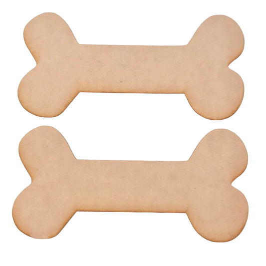 Bones Bone Set of 2 MDF DIY Raw Cut Out Art Craft Decor - The Renmy Store Homewares & Gifts 