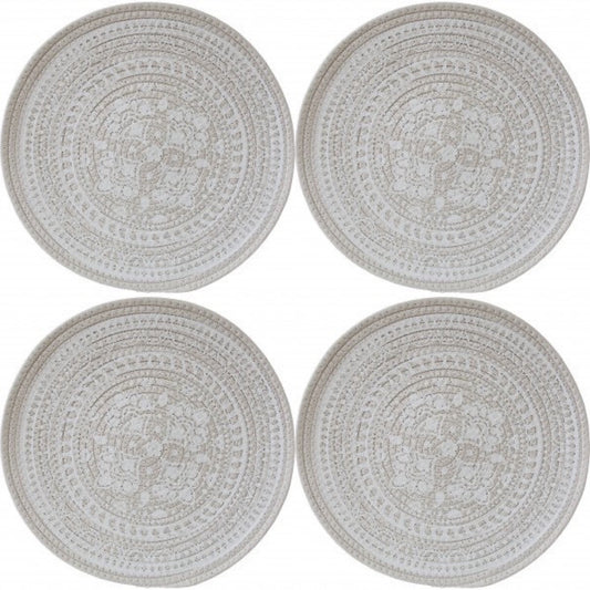 Placemat Set of 4 French White - The Renmy Store Homewares & Gifts 