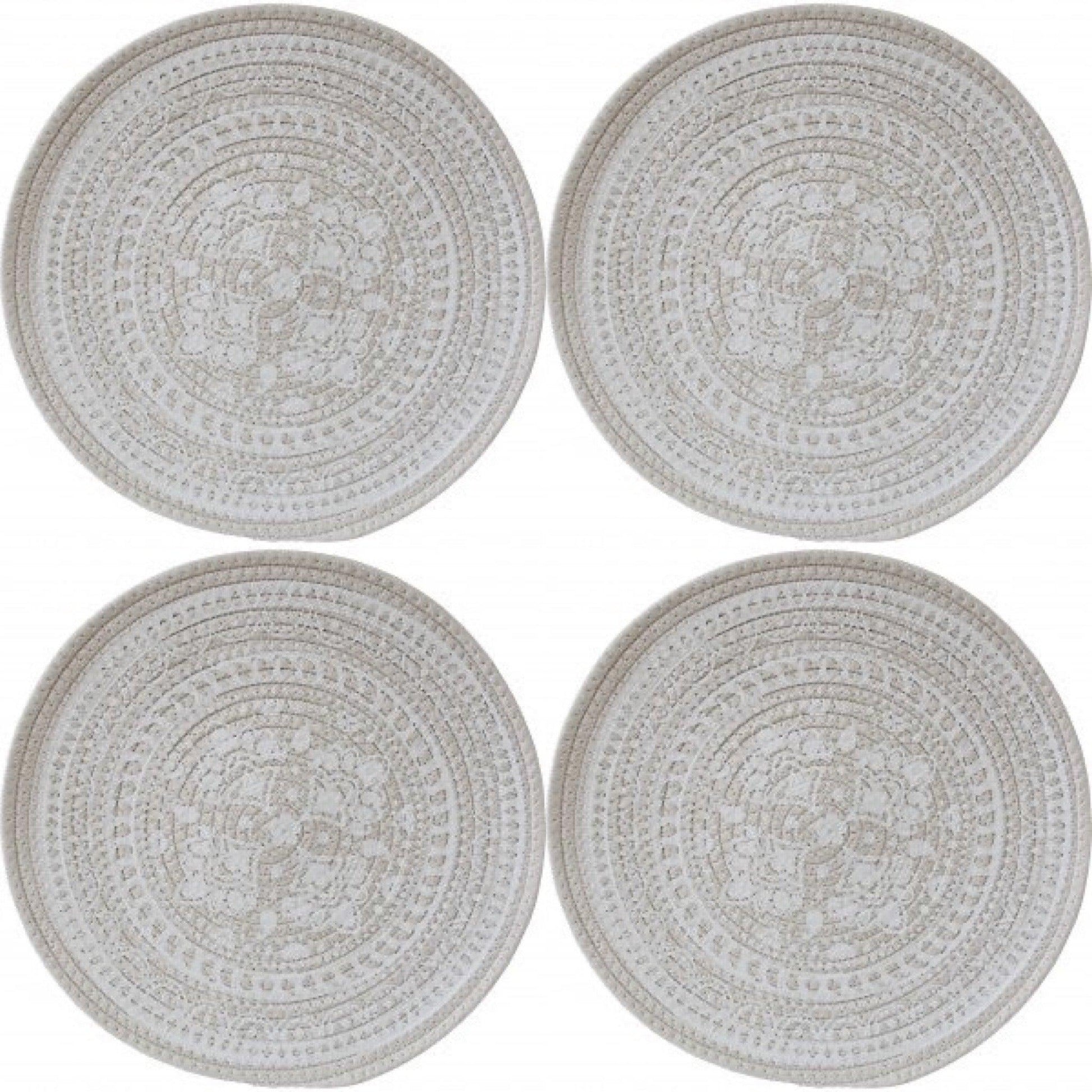 Placemat Set of 4 French White - The Renmy Store Homewares & Gifts 