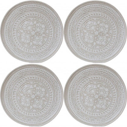 Placemat Set of 4 French White - The Renmy Store Homewares & Gifts 