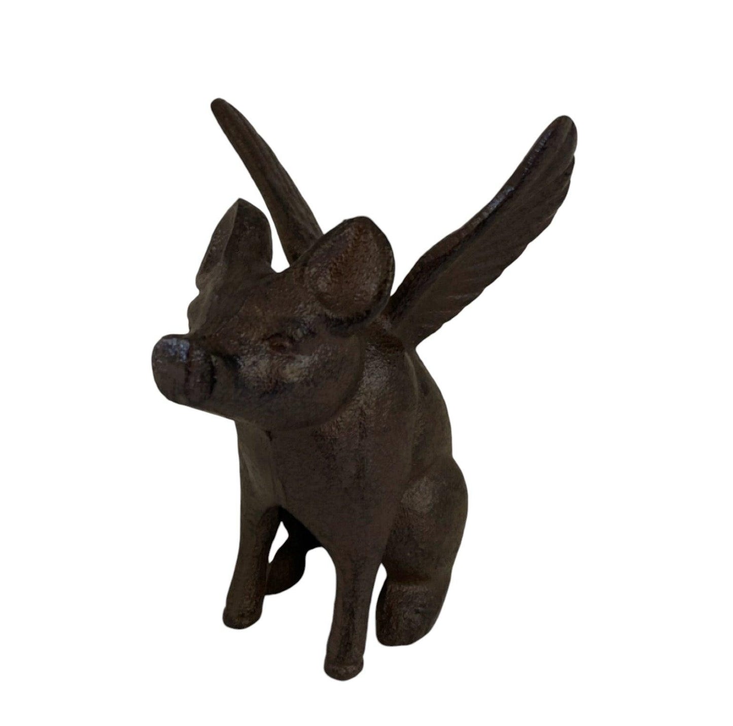 Phone Holder Cast Iron Flying Pig Ornament - The Renmy Store Homewares & Gifts 