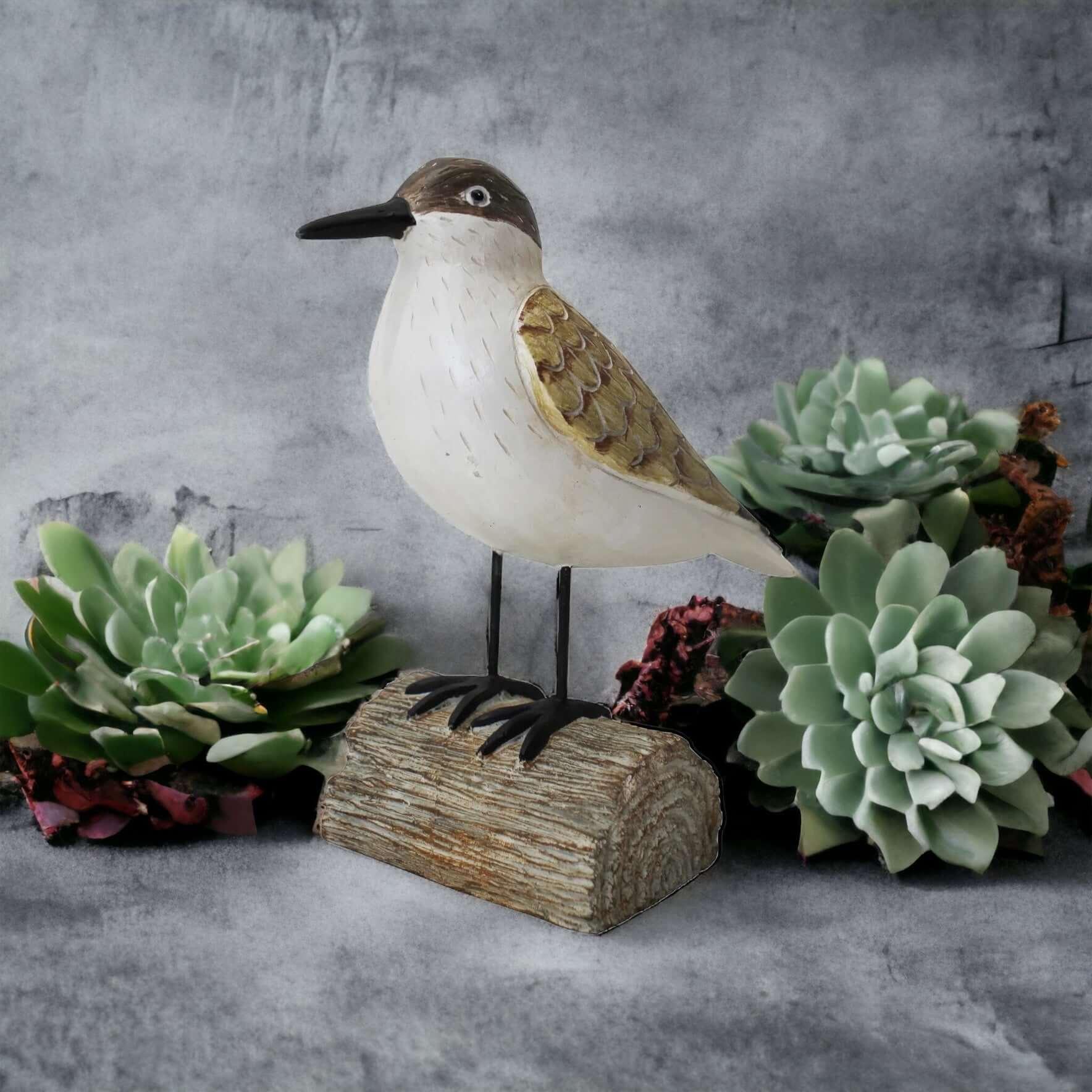 Bird Sand Piper Natural Ornament - The Renmy Store Homewares & Gifts 