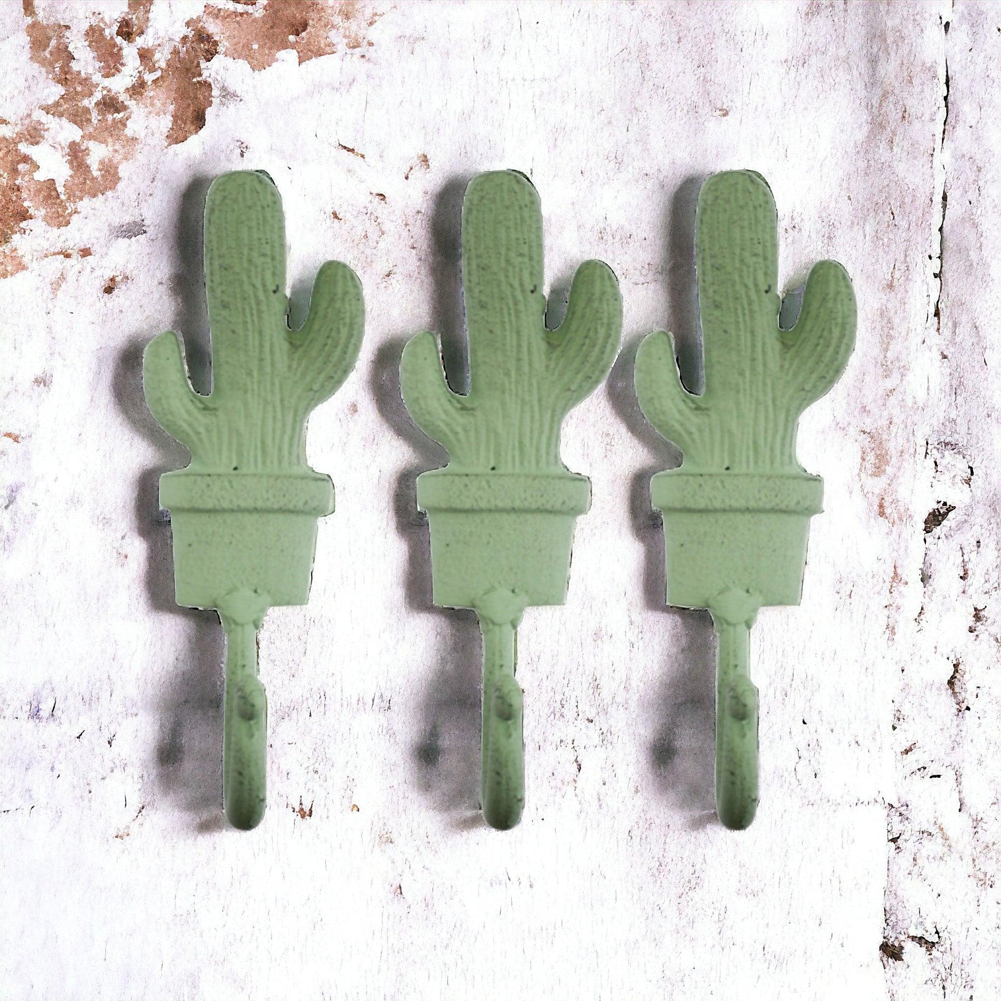 Hook Cactus Mexican Green Set of 3 - The Renmy Store Homewares & Gifts 