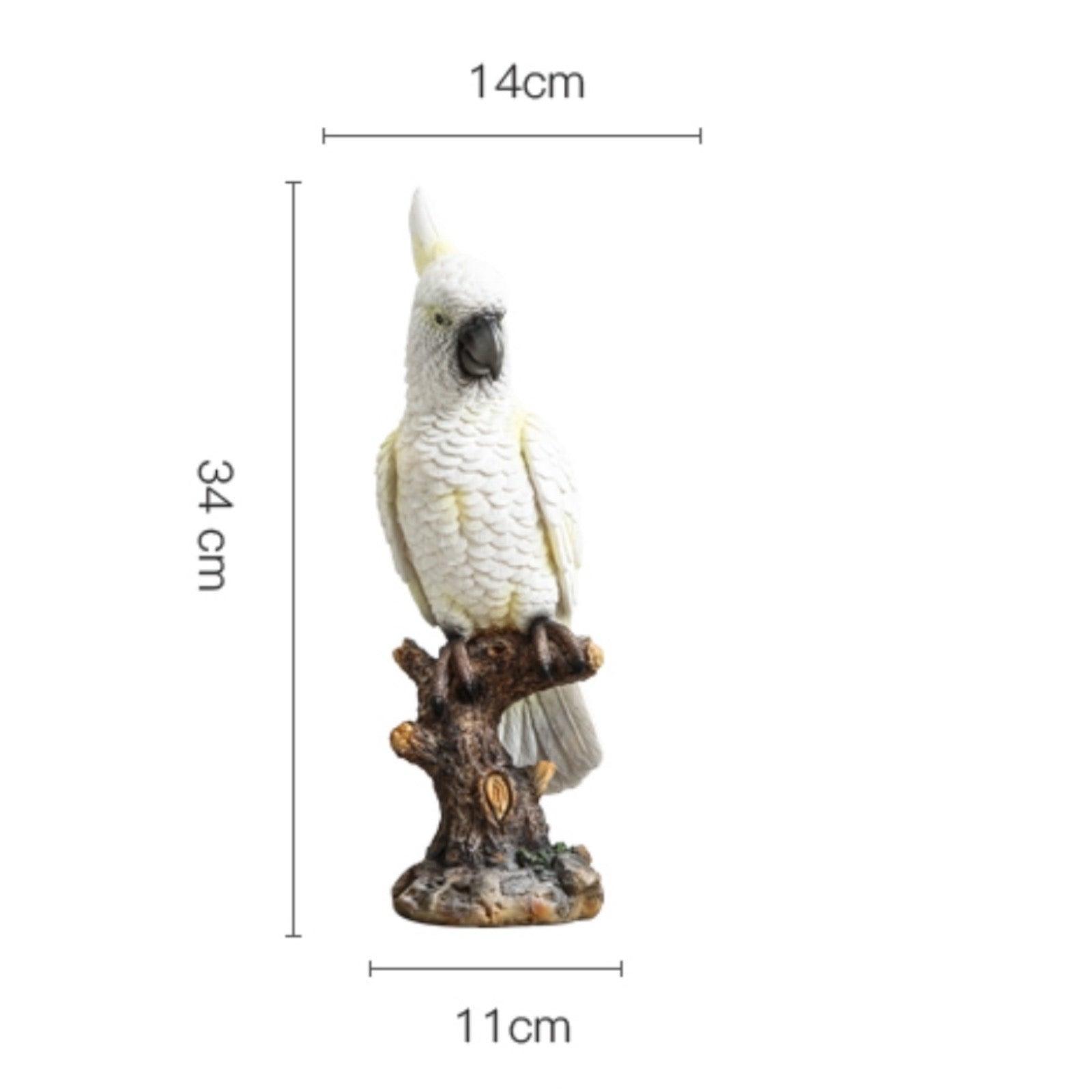 Cockatoo Bird Parrot Ornament - The Renmy Store Homewares & Gifts 