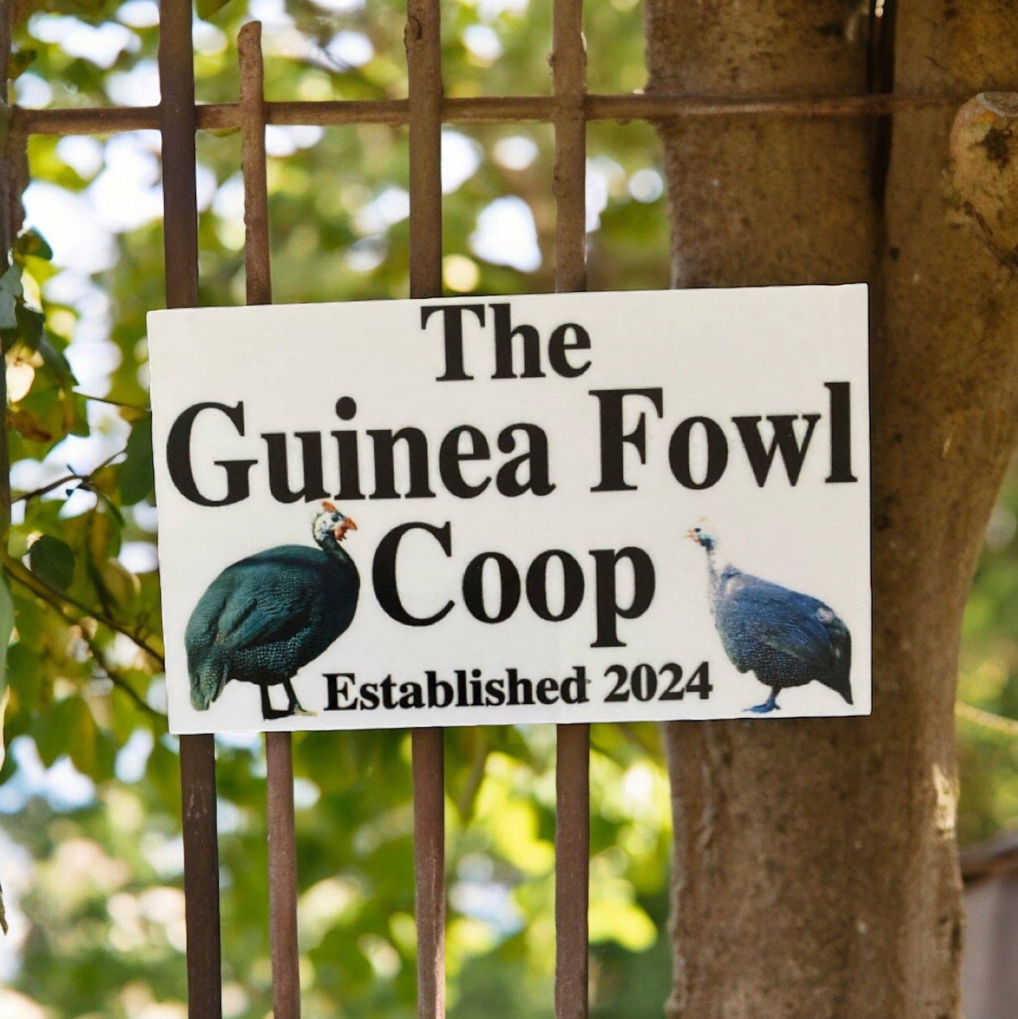 Guinea Fowl Coop House Sign - The Renmy Store Homewares & Gifts 