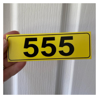 Number House Plate Custom Personalised Sign