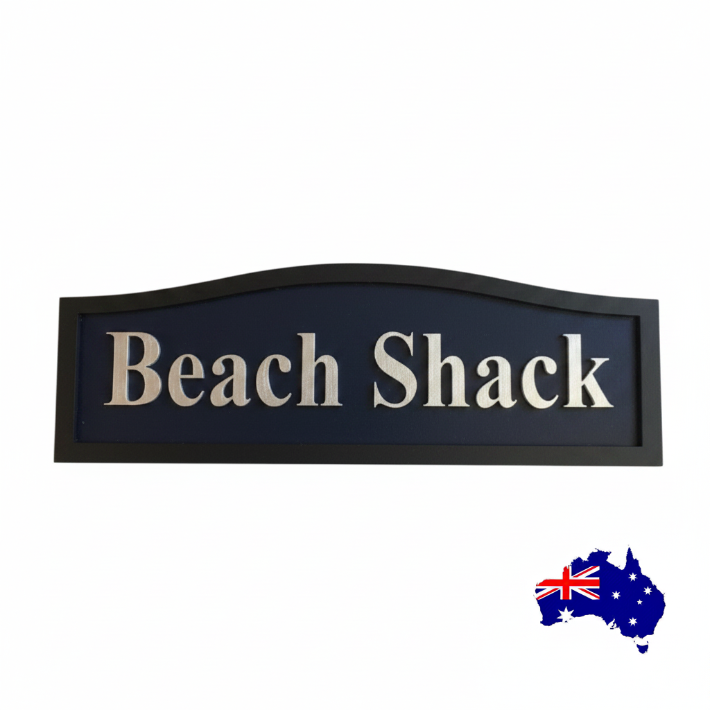 Custom Timber Sign - Personalised Cottage House Business Name - Australian Made