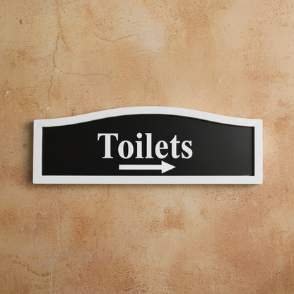 Toilets Directional Sign 