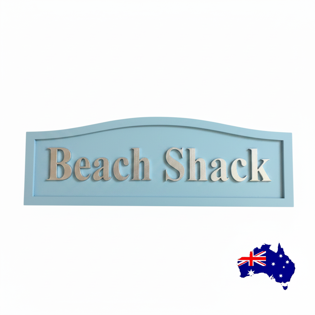 Custom Timber Sign - Personalised Cottage House Business Name - Australian Made
