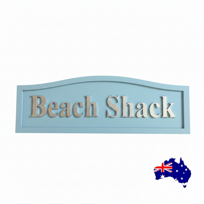 Custom Timber Sign - Personalised Cottage House Business Name - Australian Made