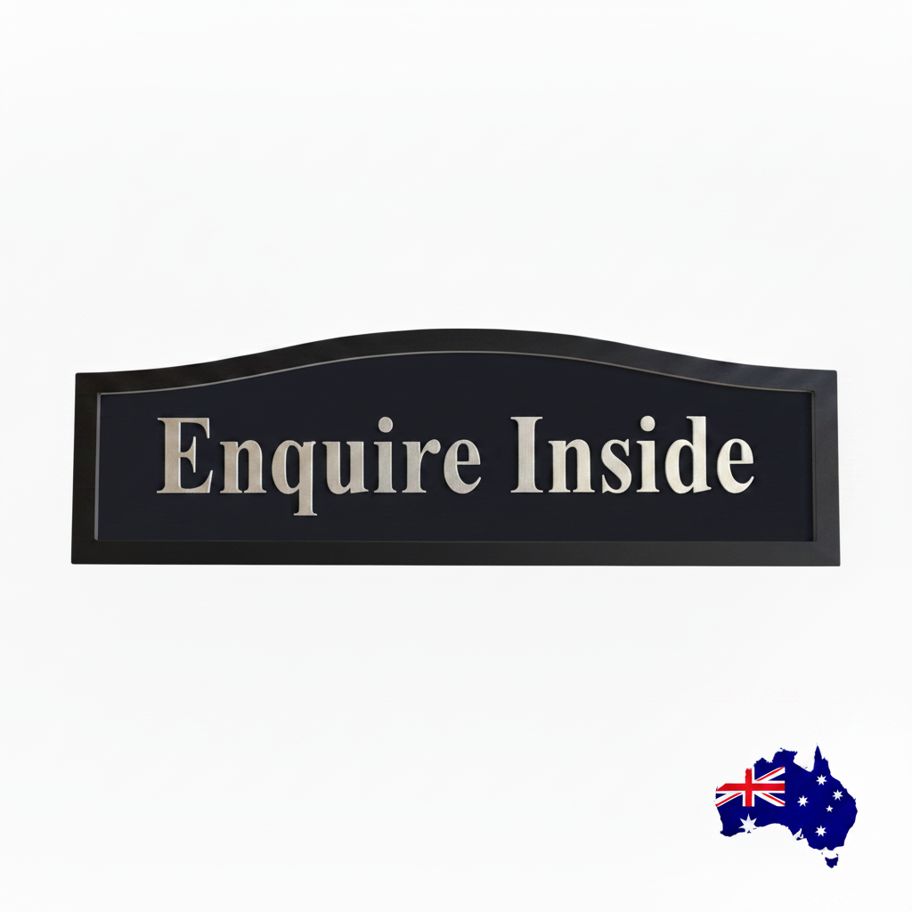 Order Here Pay Here Custom Timber Sign Range - Personalised Cafe Business - Australian Made