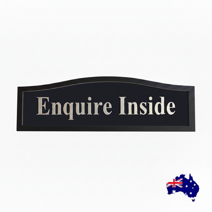Order Here Pay Here Custom Timber Sign Range - Personalised Cafe Business - Australian Made