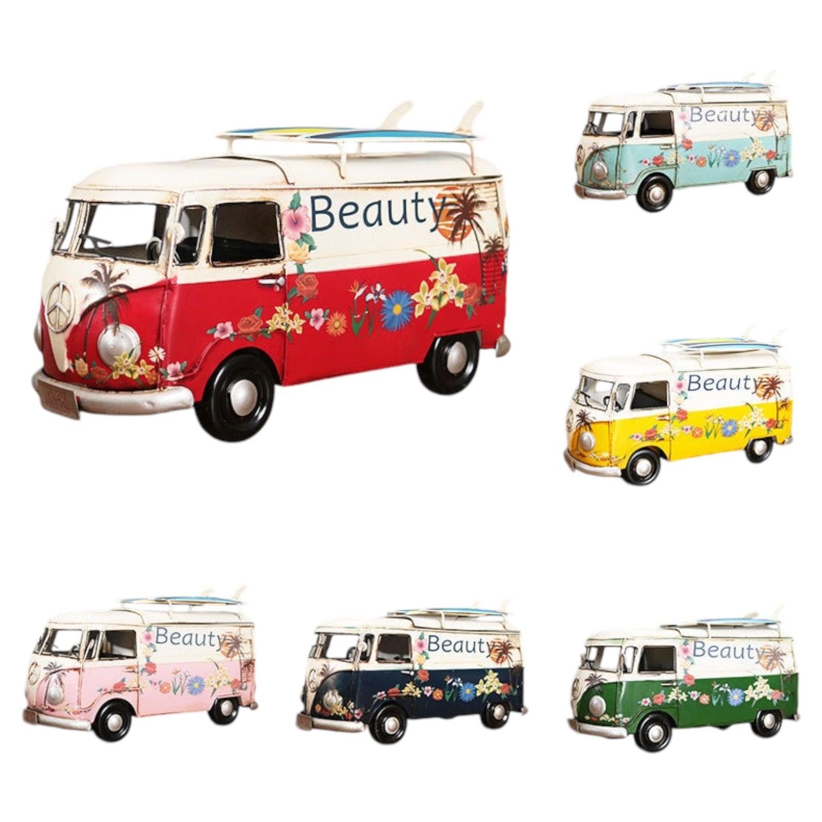 Tissue Box VW Van Coastal Beach Vibes Ornament - The Renmy Store Homewares & Gifts 