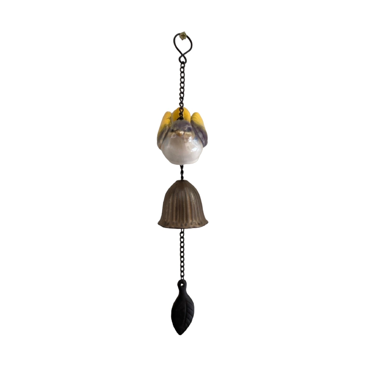 Bird Bell Ceramic Hanging Purple - The Renmy Store Homewares & Gifts 