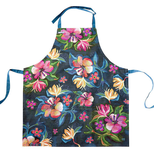 Apron Floral Garden Flowers Funky Kitchen Cotton - The Renmy Store Homewares & Gifts 