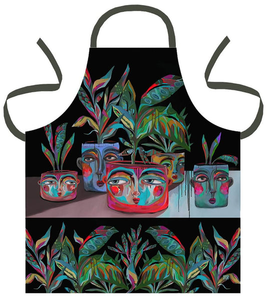 Apron Garden Grow Boldly Funky Kitchen Cotton - The Renmy Store Homewares & Gifts 