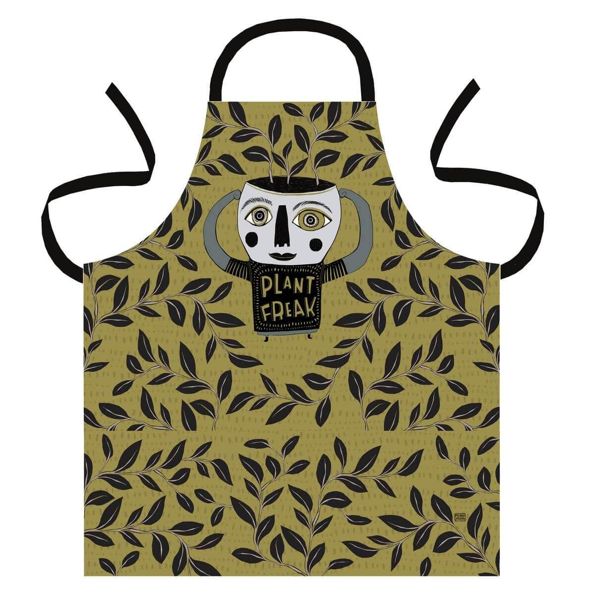 Apron Plant Freak Garden Funky Kitchen Cotton - The Renmy Store Homewares & Gifts 