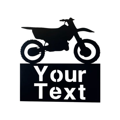 Custom Motorbike Property & Shed Sign | Rusty Metal Aussie Made