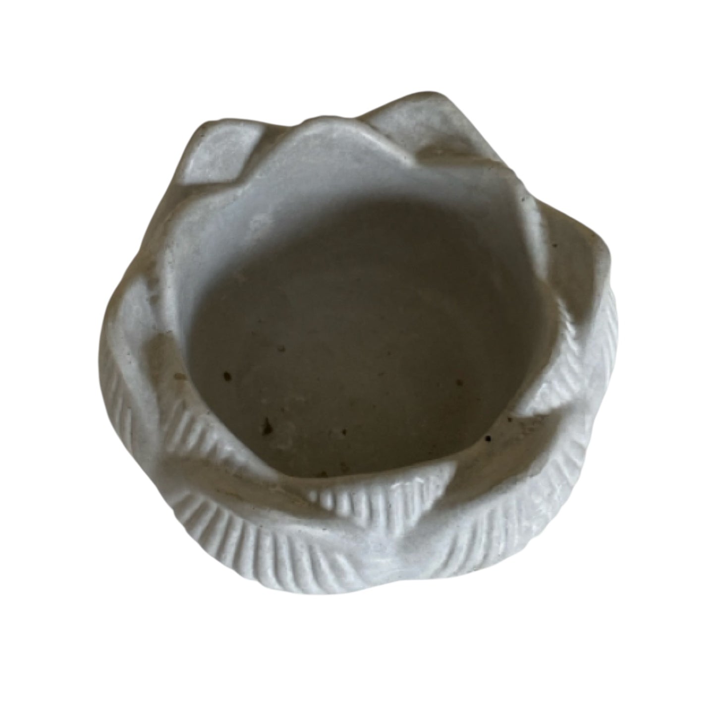 Candle Holder Lotus Flower Aussie Handmade Concrete