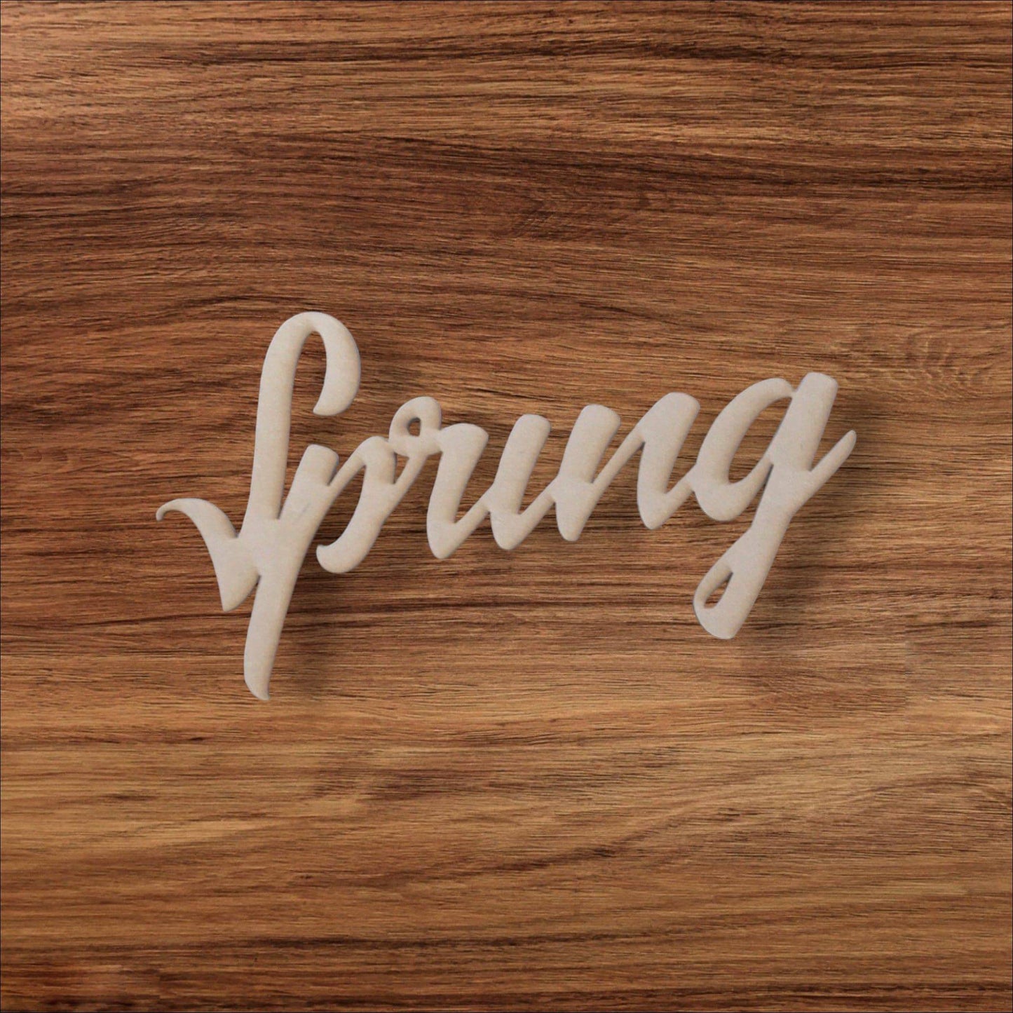 Spring Word Sign MDF DIY Wooden - The Renmy Store Homewares & Gifts 